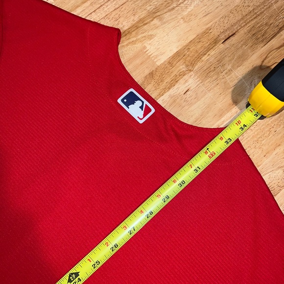 Majestic CoolBase Philadelphia Phillies MLB Sewn Baseball Jersey XL Made in USA! - Picture 13 of 13